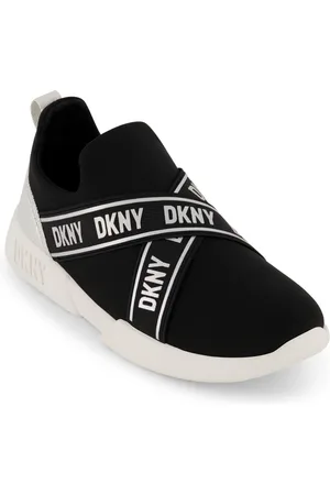 DKNY Toddler Girls Mia Stretch Pull Tag Slip On Sneaker