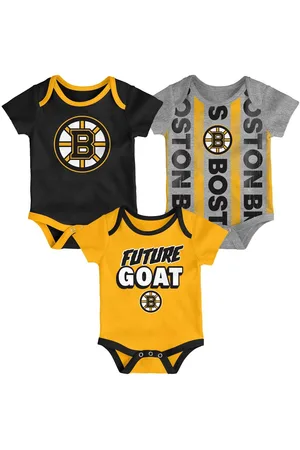 Outerstuff Newborn Boston Bruins Loyal Buddies Bodysuit 3-Pack