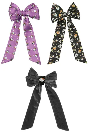 Hello Kitty & Friends Halloween 3-Piece Hair Clip Bow Set