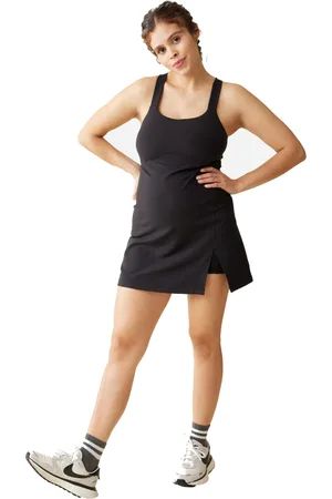 Ingrid & Isabel Maternity Active Workout Dress Berry M