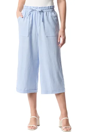 Gloria Vanderbilt Rainey Pull-On Wide-Leg Cropped Pants