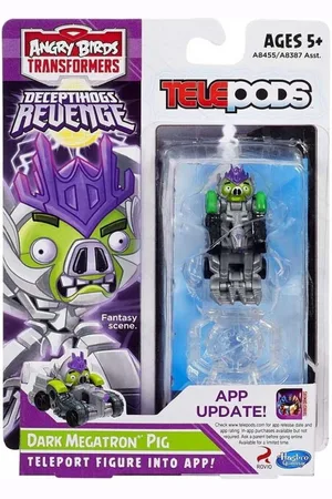 TRANSFORMERS Dark Megatron Pig Angry Birds Telepods