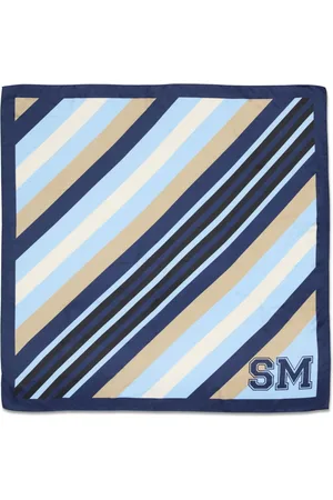 Steve Madden Varsity Crew Pattern Matte Square Scarf
