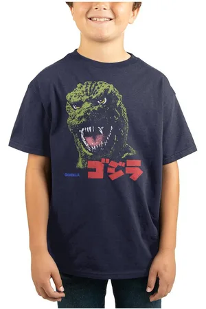 Godzilla Boys Youth Monster Movie Graphic Tee-Medium