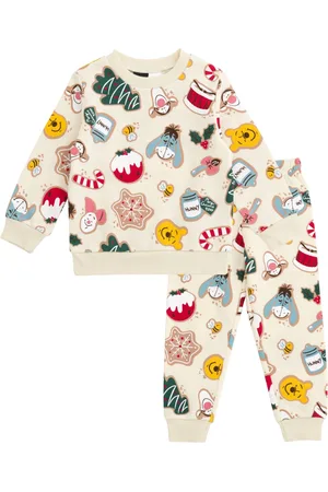 WINNIE THE POEH Toddler Boys Fleece Sweatshirt and Jogger Pants Outfit Set - , christmas