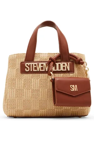 Steve Madden Bflores Raffia Mini Tote