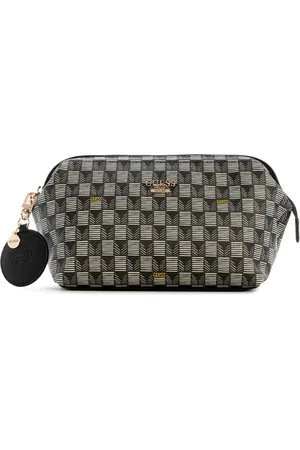 Guess G Wave Logo Zip Around Travel Pouches