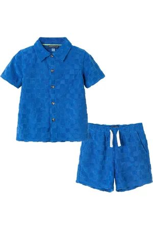 Andy & Evan Toddler Boys Toddler/Child Textured Terry Set