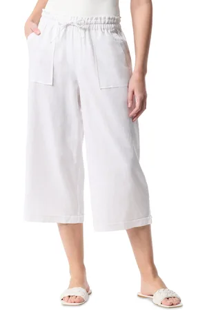 Gloria Vanderbilt Rainey Pull-On Wide-Leg Cropped Pants