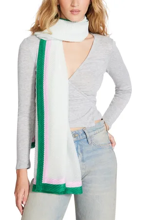 Steve Madden Color Block Pleated Oblong Scarf