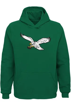 Outerstuff Big Boys Distressed Philadelphia Eagles Retro Pullover Hoodie