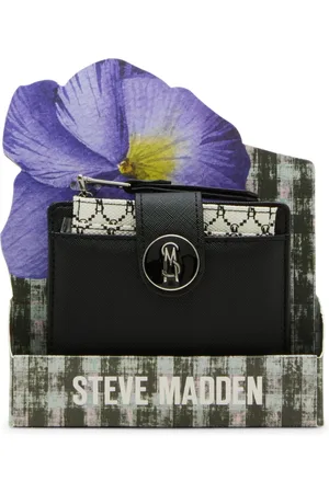 Steve Madden Bjadyn-f Zipper Flower Box Wallet