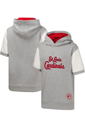 Outerstuff Big Boys and Girls St. Louis Cardinals Line Up Short Sleeve Pullover Hoodie