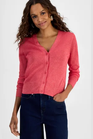 I.N.C. International Concepts Petite Button-Front Cardigan, Exclusively at Macy