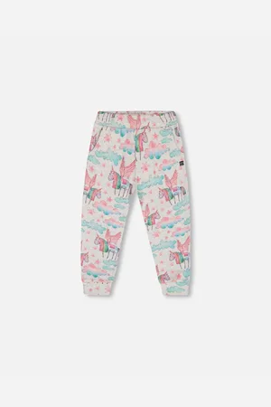 Deux par Deux Big Girls Shiny French Terry Sweatpants