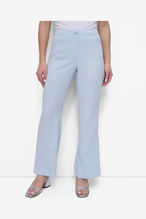 DKNY Petite Mid Rise Straight-Leg Pants