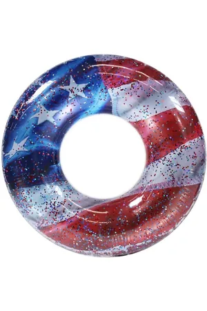 Poolcandy Stars Stripes Glitter Pool Tube, 36"