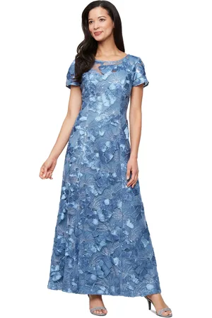Alex Evenings Petite Embellished Lace Gown
