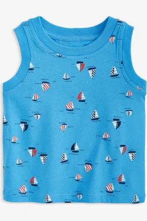 First Baby Baby Boys Sailboat-Print Tank Top, Exclusively at Macy
