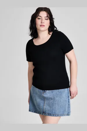 And Now This Trendy Plus Size Short-Sleeve Sweater, Exclusively at Macy