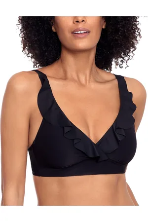 Ralph Lauren Beach Club Solid Ruffle Bikini Top