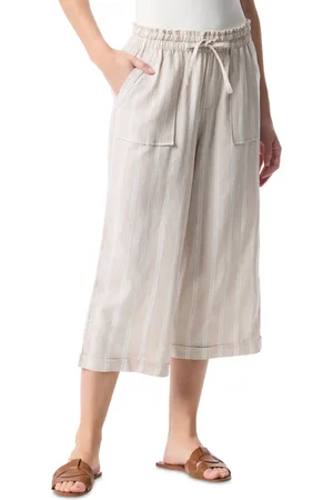 Gloria Vanderbilt Rainey Pull-On Wide-Leg Cropped Pants