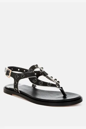 RAG & CO Avens Pearl Rivet Studded Flats