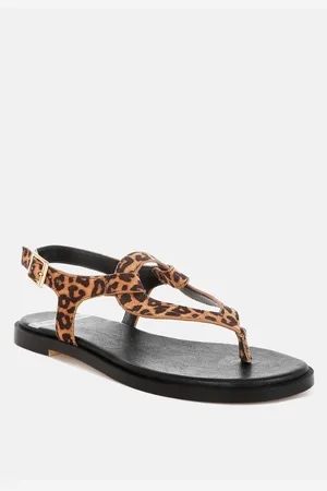 RAG & CO Venusa Print Buckled Flats