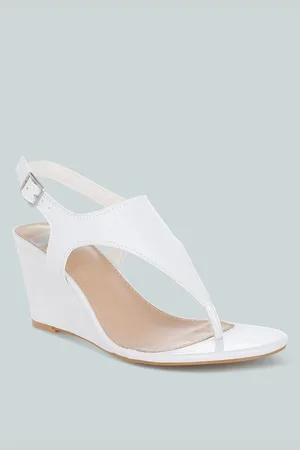 RAG & CO Wami Real Leather Wedge Heel Sandals