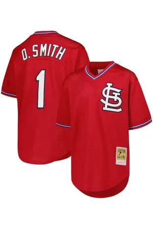 Mitchell & Ness Big Boys Ozzie Smith St. Louis Cardinals Cooperstown Collection Mesh Batting Practice Jersey