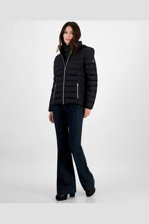 Michael Kors Michael Petite Hooded Packable Down Puffer Coat, Created for Macy