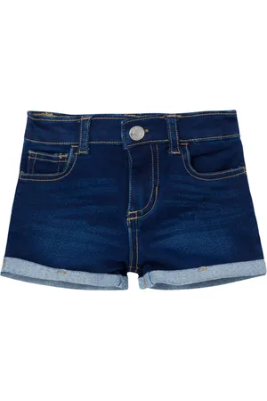 Gerber Toddler Gender Neutral Cuffed Denim Shorts, Denim Wash