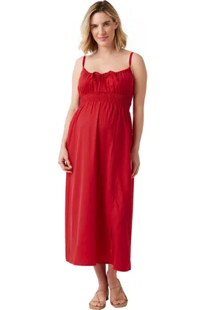 Ingrid & Isabel Maternity Amalfi Midi Dress M