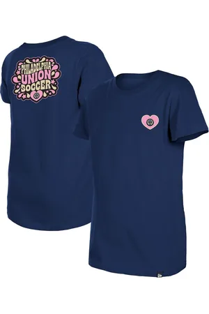 New Era Big Girls Philadelphia Union Bubble Heart T-Shirt