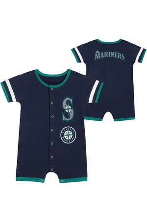 Outerstuff Baby Boys and Girls 2-Piece Seattle Mariners Double Hit Coverall Set
