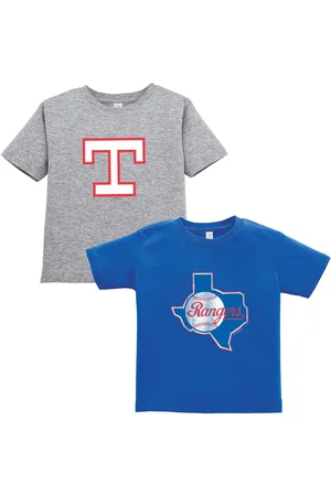 Soft As A Grape Toddler 2-Pack Royal/Gray Texas Rangers Cooperstown Collection T-Shirt Set - Royal, Gray