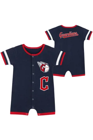 Outerstuff Baby Boys and Girls 2-Piece Cleveland Guardians Double Hit Coverall Set