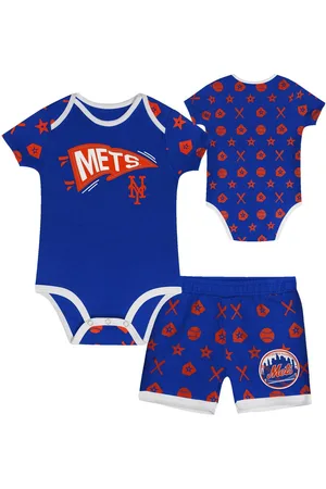 Outerstuff Baby Boys and Girls 2-Piece Blue New York Mets On Deck Diaper Cover Set