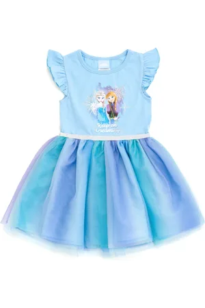 Disney Toddler Girls Raya and the Last Dragon Mermaid Frozen Nightmare Before Christmas Tulle Dress to