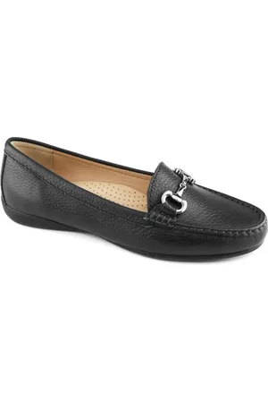 Marc Joseph New York Womens Carter Road Slip On Comfort Buckle Loafer