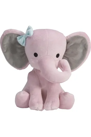 Bedtime Originals Twinkle Toes Plush Elephant Stuffed Animal 10 Inch- Hazel