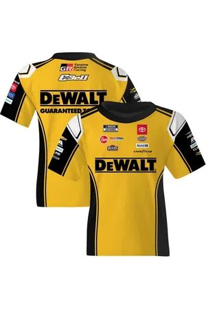 Joe Gibbs Racing Team Collection Big Boys and Girls Christopher Bell DeWalt Uniform T-Shirt