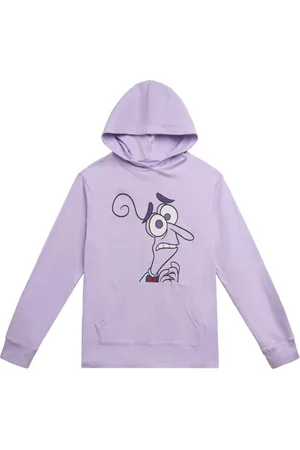 Inside Out Boys Matching Family Pullover Hoodie - Lavender, fear