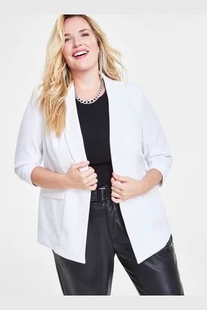 I.N.C. International Concepts Plus Size 3/4-Sleeve Blazer, Created for Macy