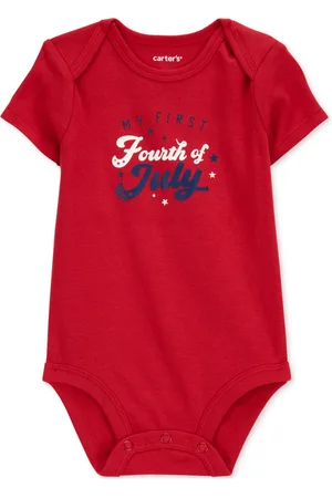 Carters Baby My First Fourth of July Graphic Cotton Bodysuit