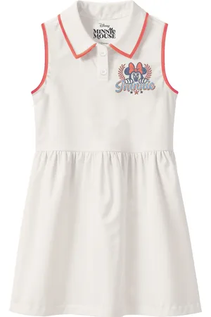 Disney Toddler and Little Girls Minnie Pique Cvc Dress