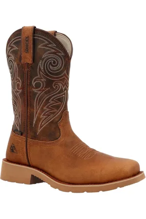 ROCKY MonoCrepe 12" Steel Toe Western Boot