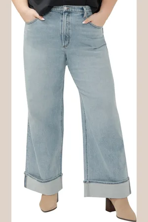Silver Jeans Co. Plus Size Highly Desirable High Rise Wide Leg Jeans