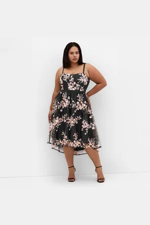 City Chic Plus Size Ambrosia Strapless Tulle Dress