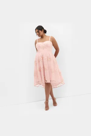 City Chic Plus Size Ambrosia Strapless Tulle Dress